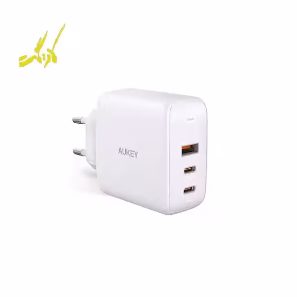 شارژر دیواری 90 وات آکی Aukey Wall Charger 3Port PA-B6s