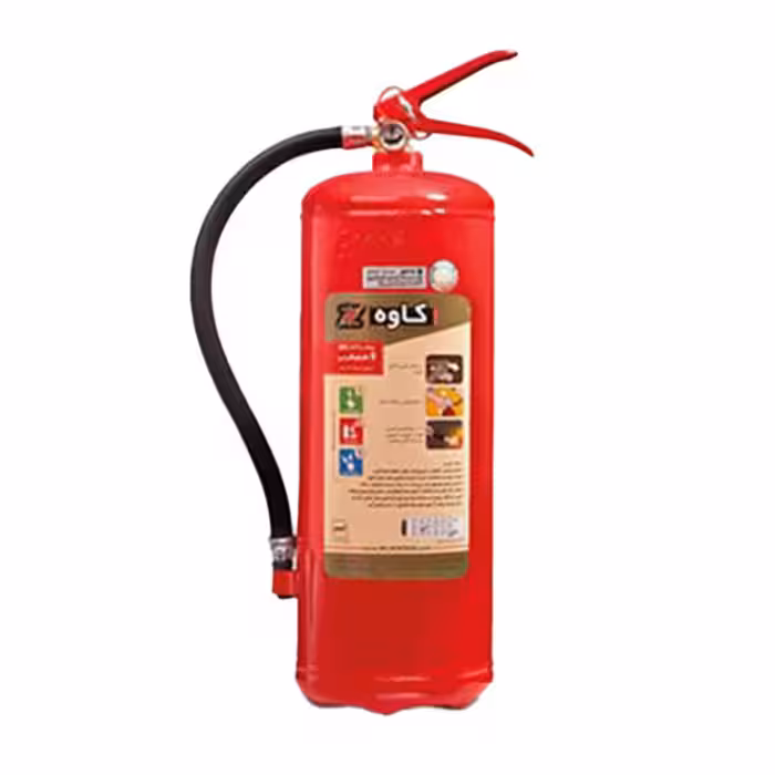 کپسول آتش نشانی پودر و گاز 6 کیلوگرم کاوه