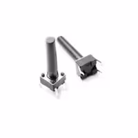 تک سوئیچ 6x6x21mm چهار پایه ، Tactile Switch 6x6x21-4Pin