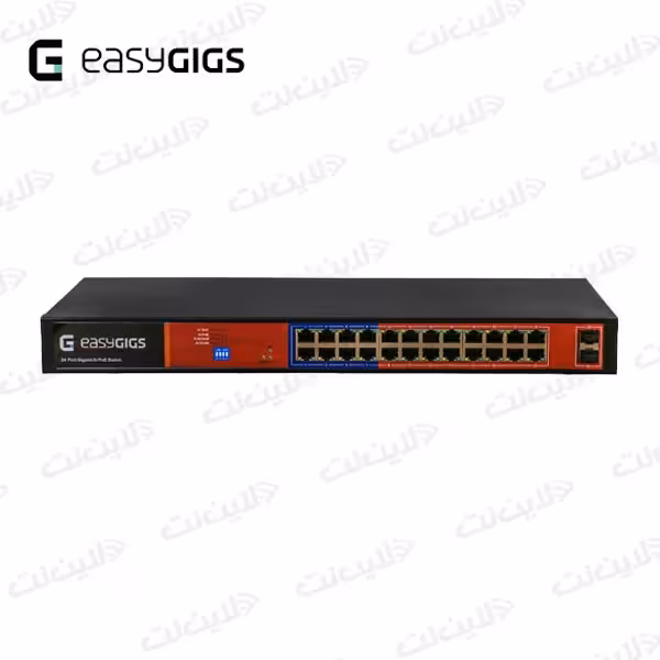 سوئیچ 24 پورت POE EG-SWU-1401-26GPS گیگابیت ایزی گیگز Easy Gigs
