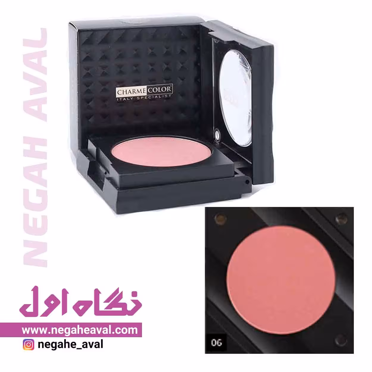 رژگونه مات چارم کالر شماره 06