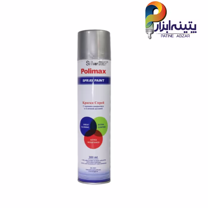 اسپری رنگ نقره ای پلی مکس