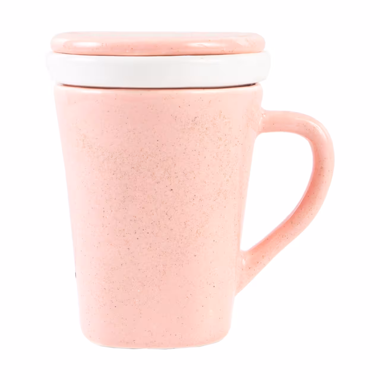 لیوان دمنوش سرامیکی مدل درب دار