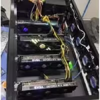 کیس ریگ اف ایکس XfX ظرفیت 8 کارت بدون فن