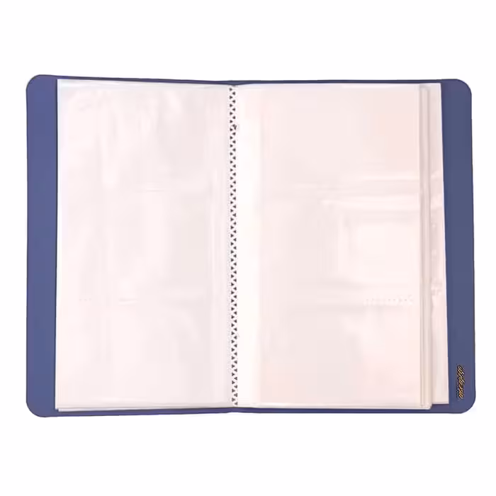 آلبوم کارت ویزیت 240 عددی آبی کومه