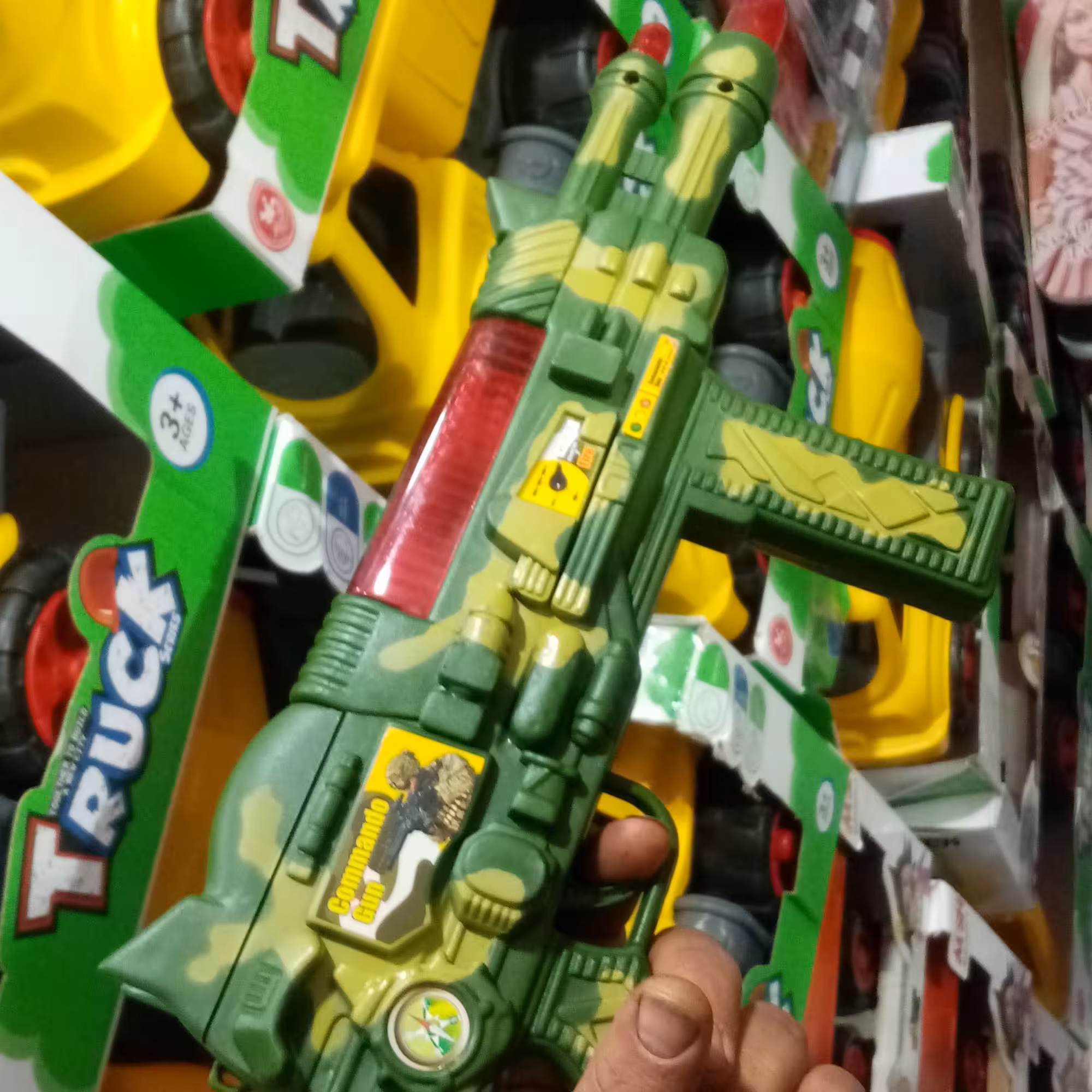 تفنگ چراغ دار حرکتی