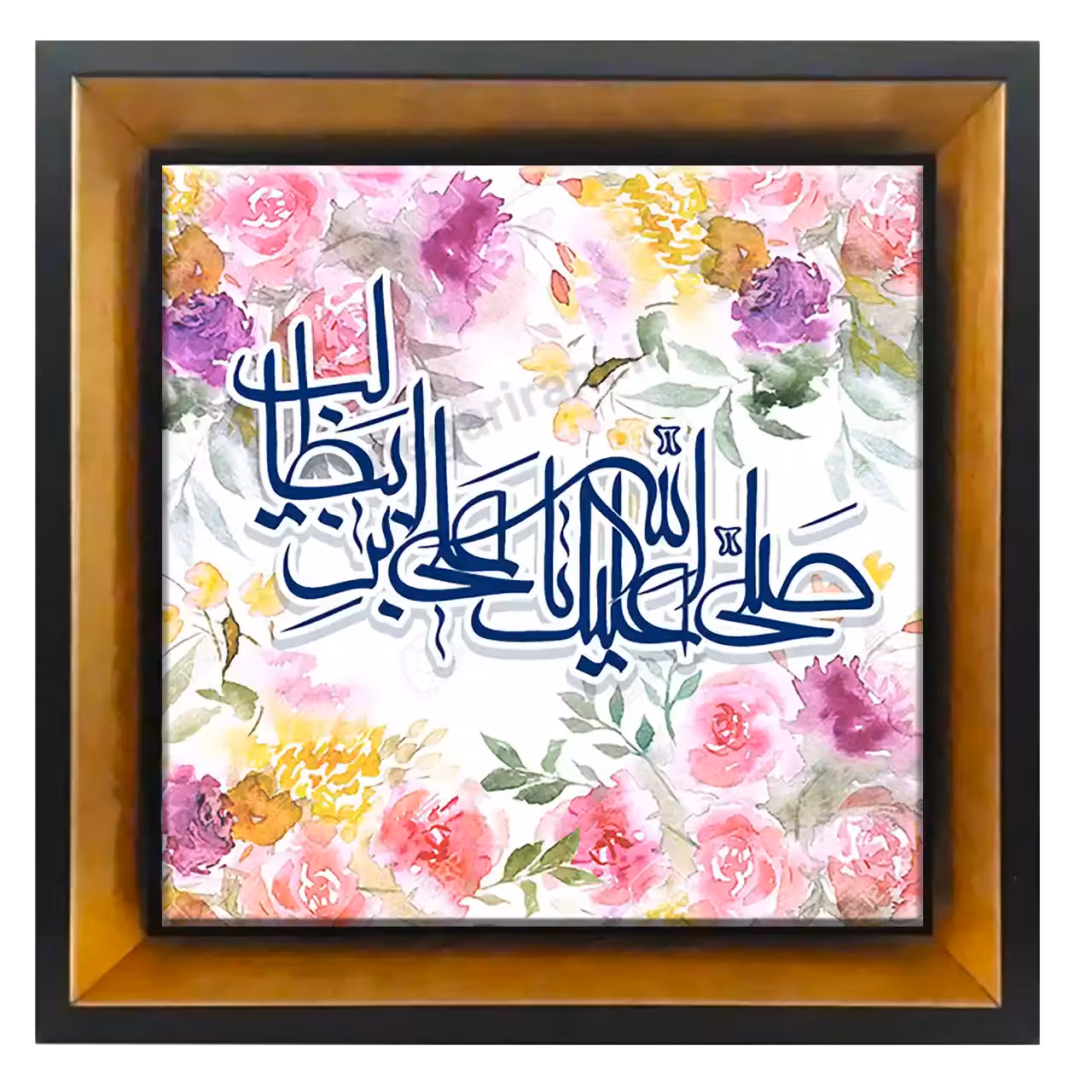تابلو کاشی صلی الله علیک یا علی بن ابی طالب مدل 2D 75