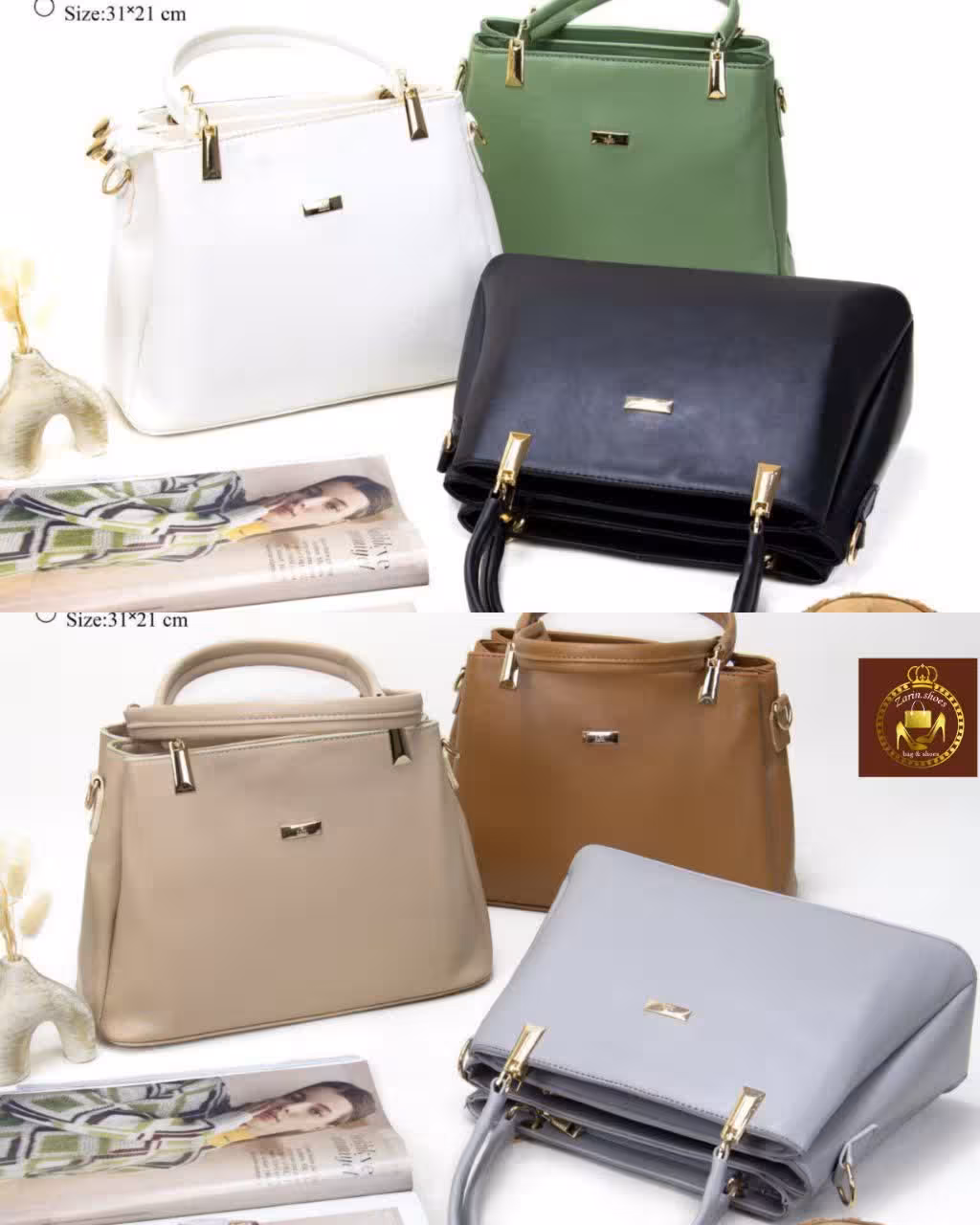 کیف دستی جادار زنانه 3 خونه کد 3623