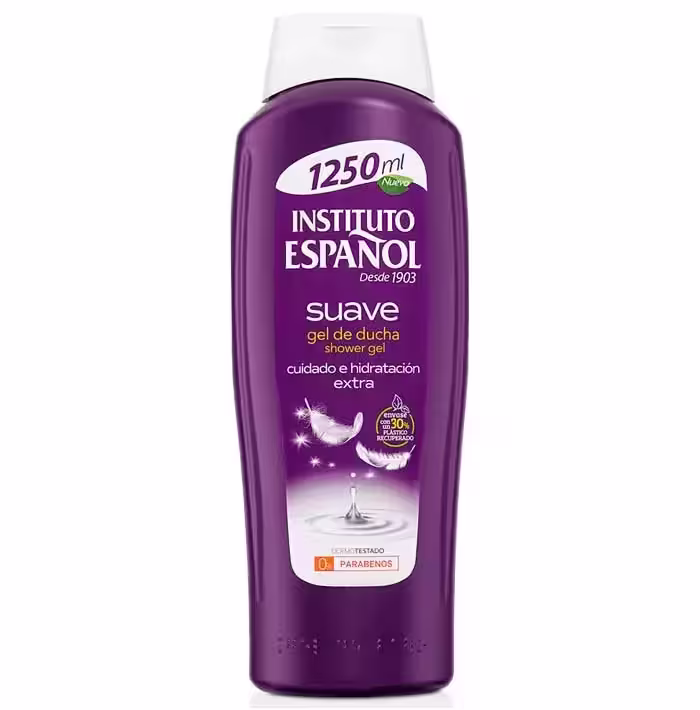 ژل دوش اسپانول Instituto Espanol مدل Suave حجم 1250 میل
