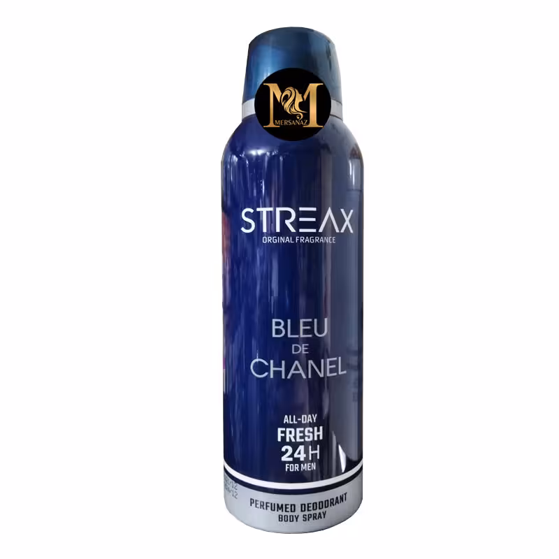 اسپری بدن مردانه استریکس مدل Bleu Chanel حجم 200 میلی لیتر