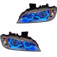 خرید چراغ جلو اسپرت پژو پارس مدرن مدل 3D-I8 آبی یخی داخل فابریک بدون موتور دو عددی | اتوموبی