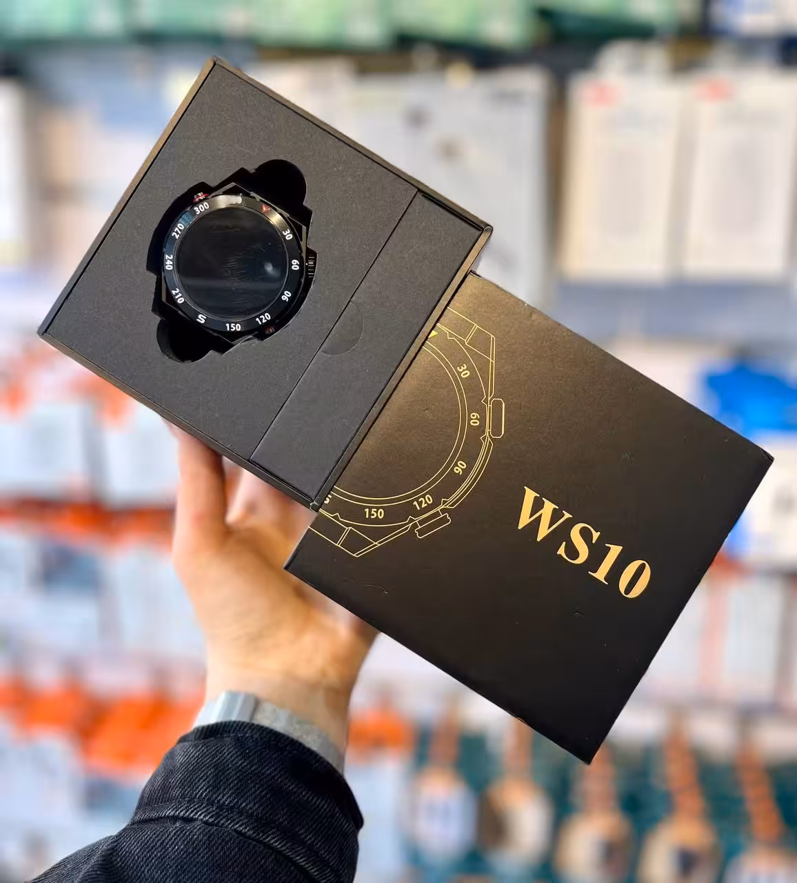 ساعت هوشمند سیم کارت خور صفحه گرد مدل WS10