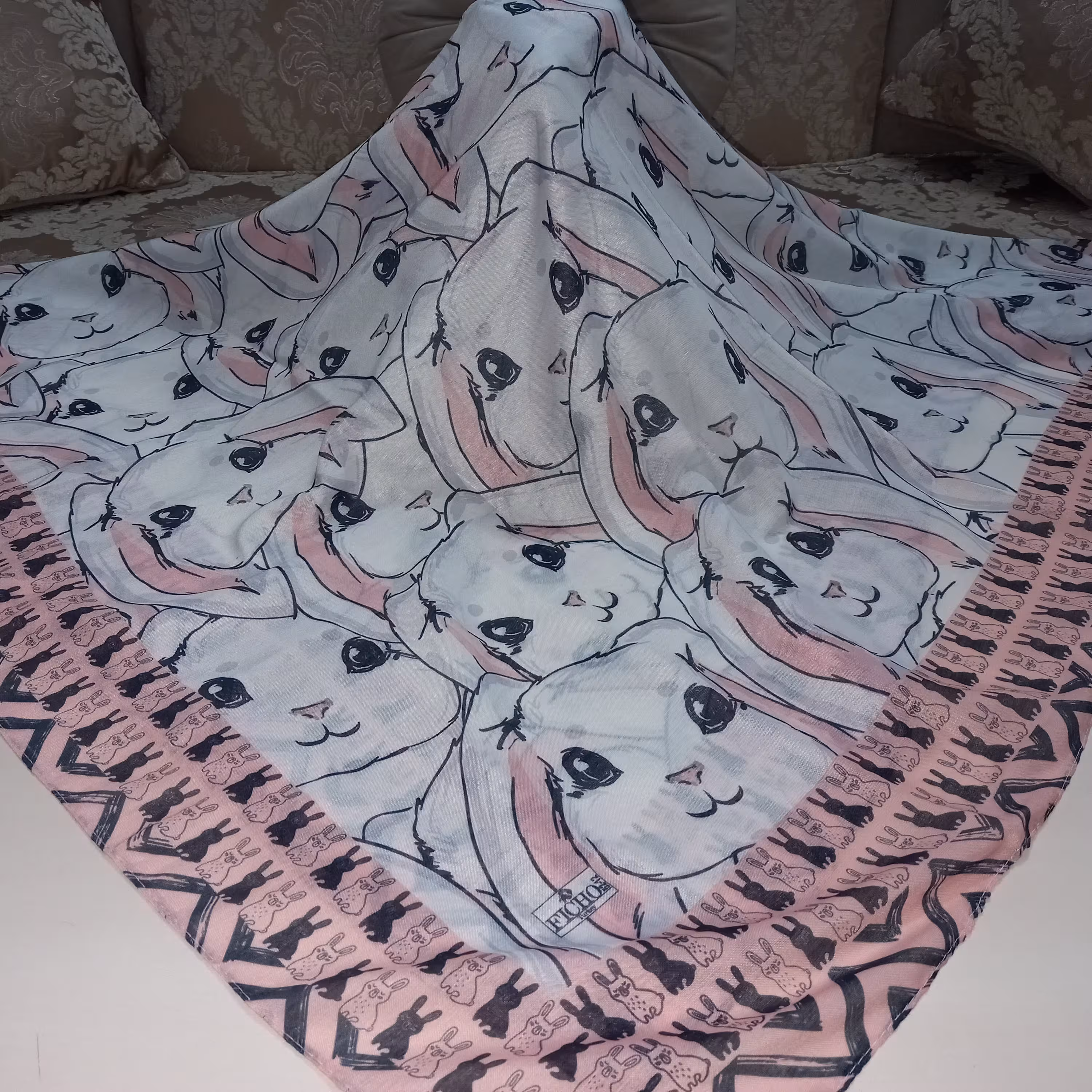روسری نخی فانتزی