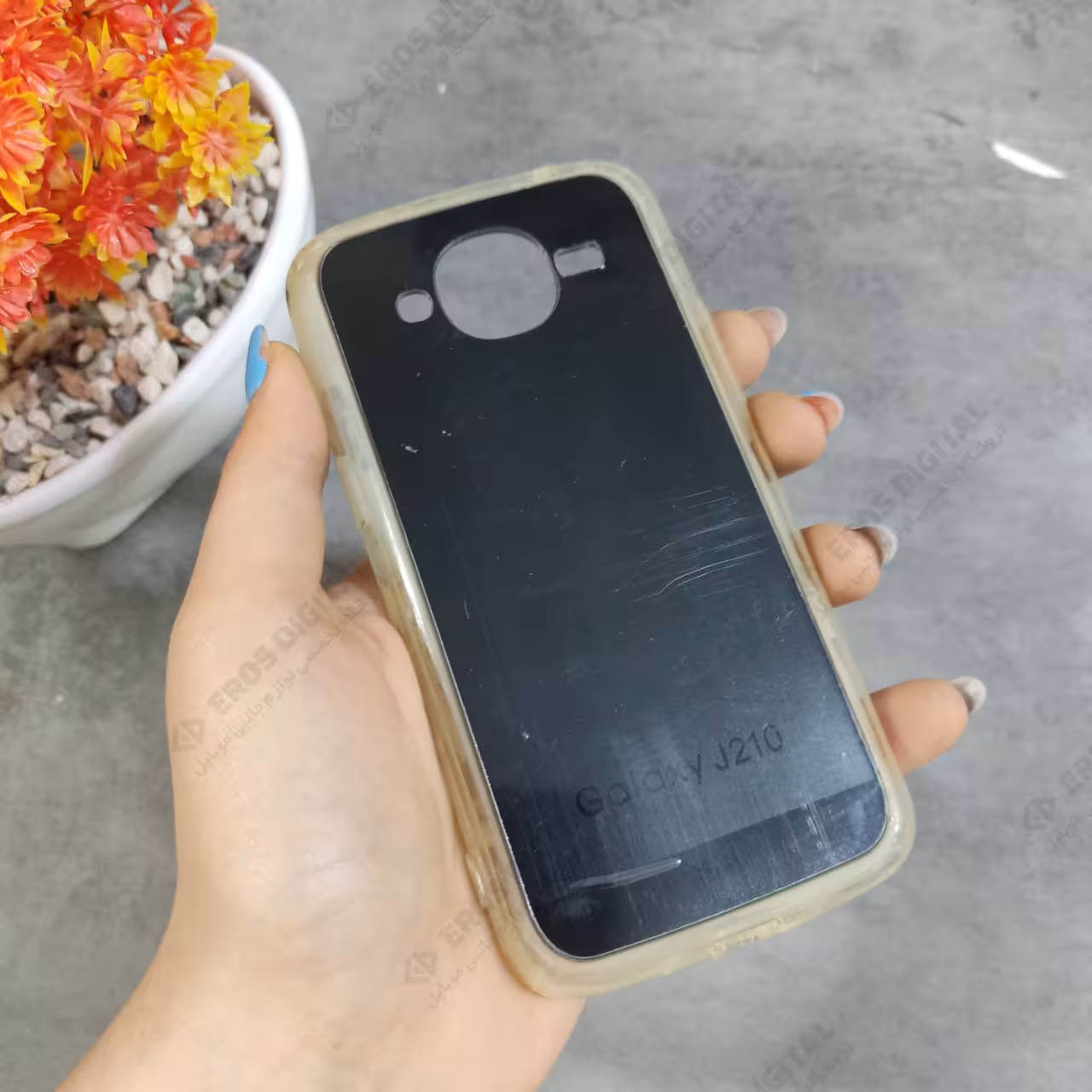 قاب گوشی آینه ای Samsung Galaxy J2 (2016) دور ژله ای