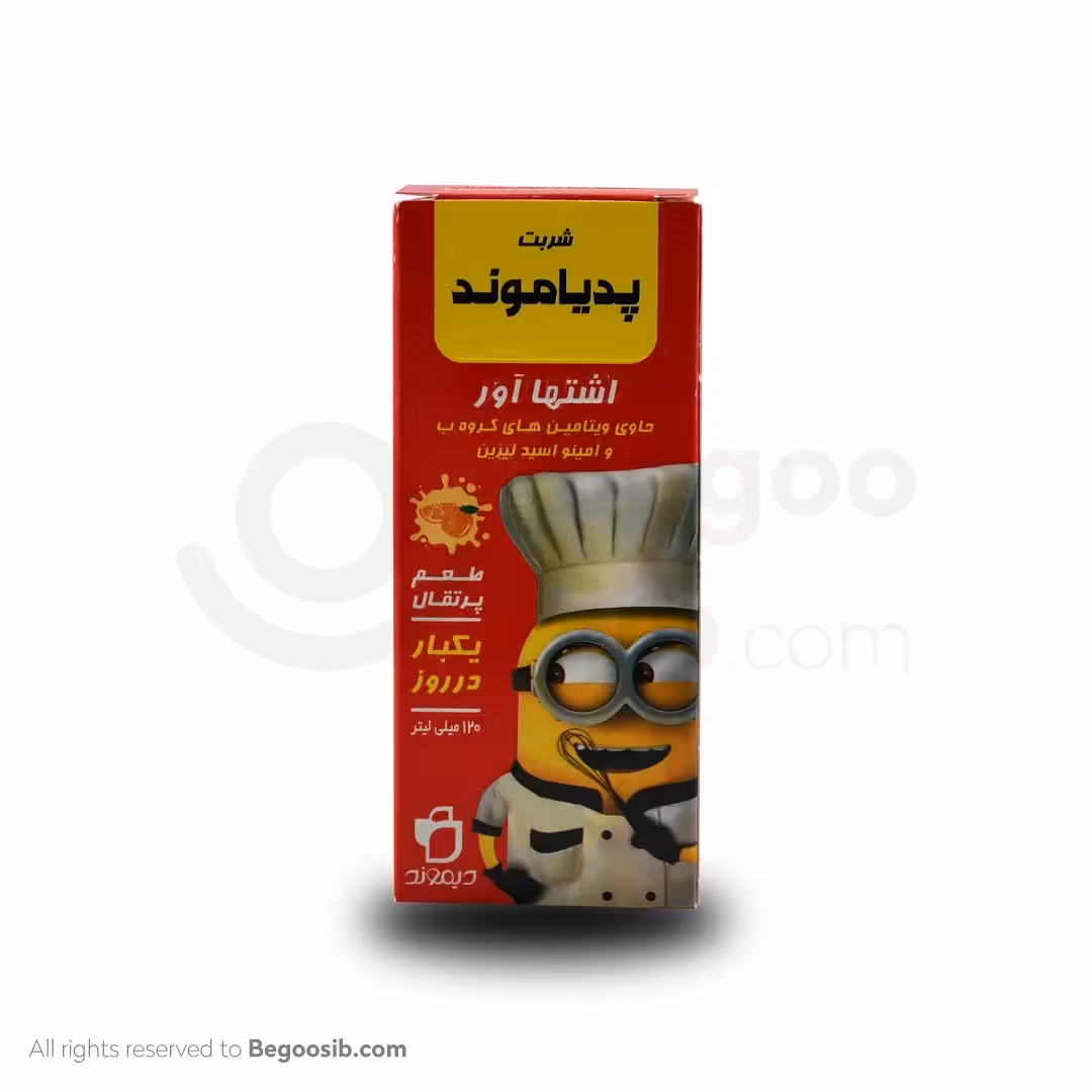 شربت اشتها آور پدیاموند دیموند 120 میلی لیتری