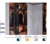 چراغ LED روکار شیب دار عرض 120 سانتیمتر فانتونی کد N733