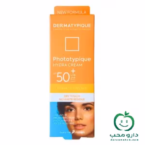 ضد آفتاب بی رنگ  مناسب پوست خشک  SPF50 درماتیپیک