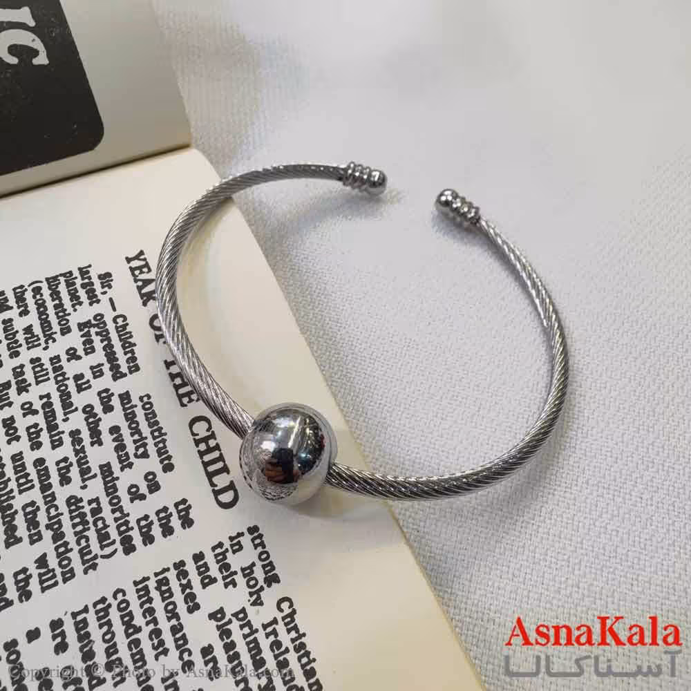 بنگل اسپرت استیل 316 مدل توپی  کد DSB18604W