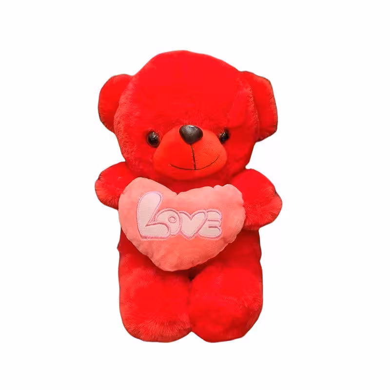 خرس قرمز قلب بدست سایز 1 کوچک خارجی