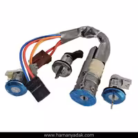 مجموعه کامل قفل و سوئیچ پژو 405 ری استایل برند نصیر لوازم