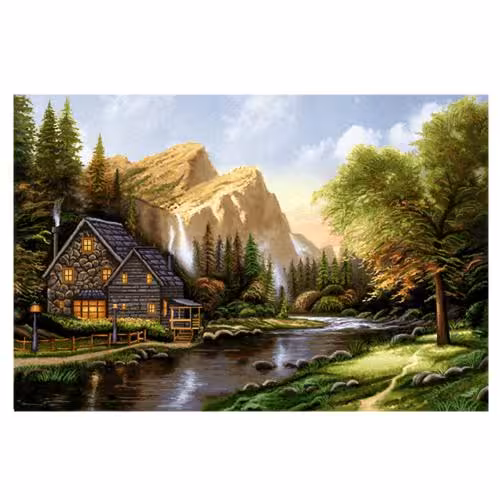 طرح منظره دهکده کد 23197