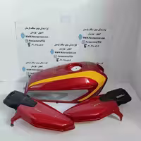 باک هندا انژکتور 4 پیچ شرکتی (آکبند) آلبالویی شال زرد با قاب بغل درب پالسی NMS (پرواز _ احسان)