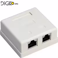 کیستون و باکس شبکه CAT6 دو قلو (مارک کی نت)