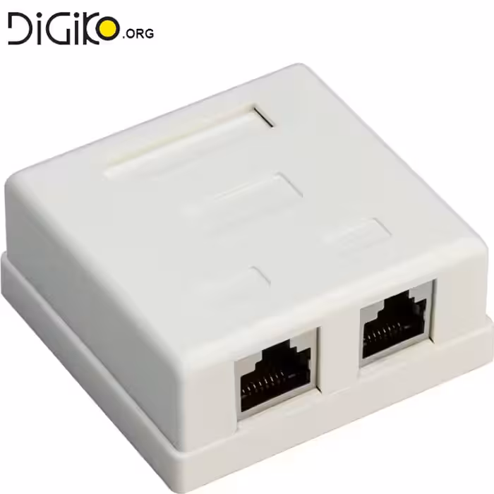 کیستون و باکس شبکه CAT6 دو قلو (مارک کی نت)