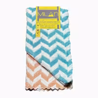 دستمال نظافت خانه و آشپزخانه میلان مدل سوپر پولیشی زیگزال بسته 2 عددی | کالا مکس