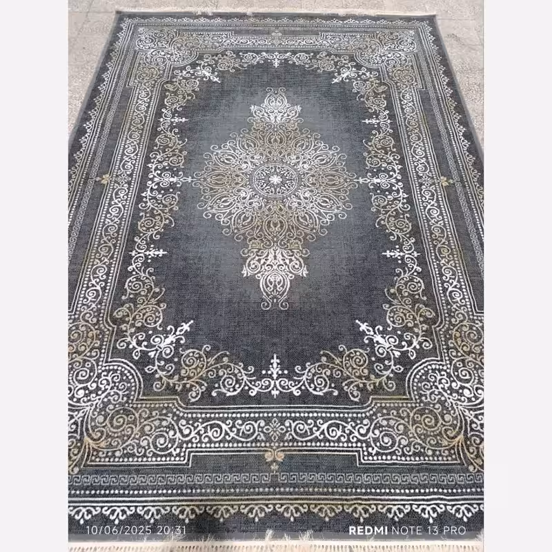 فرش 9متری کاشان نقشه ایلیا دودی بافت زیبا و نرم