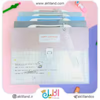 پوشه خط کش دار طرح شطرنجی