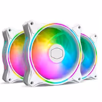 فن کیس کولر مستر MASTERFAN MF120 WHITE HALO بسته 3 عددی