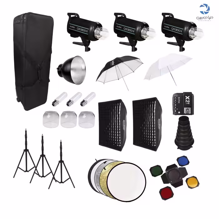 کیت فلاش استودیویی گودکس Godox Falsh Studio QS-300 II