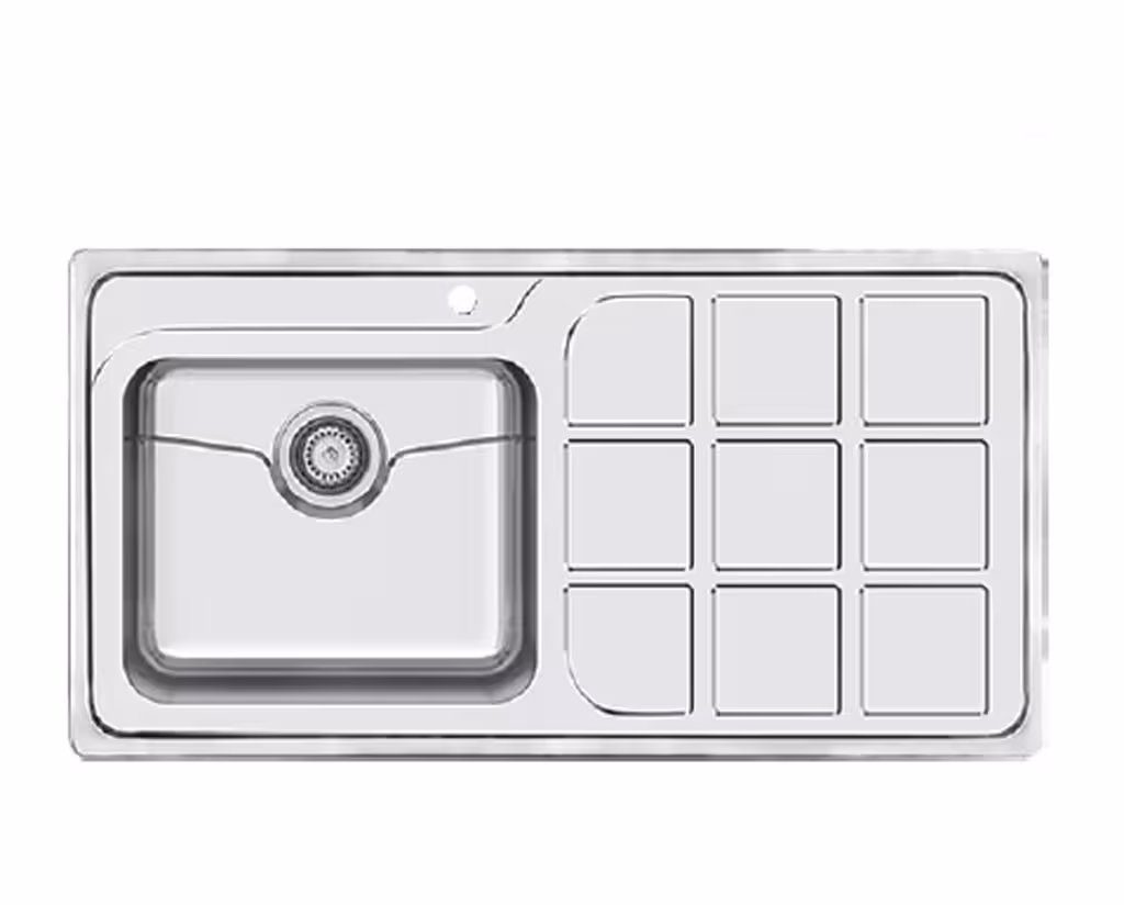 سینک توکار فانتزی تک لگن چپ میکس پلاسP45-7032