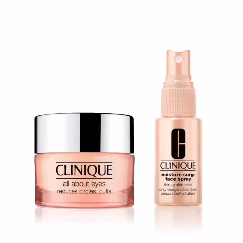 پک اسپری آبرسان صورت و کرم دور چشم کلینیک