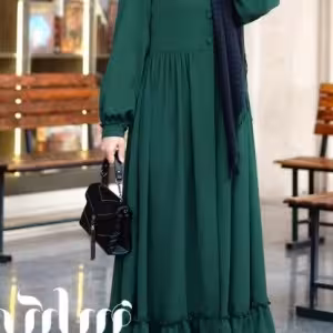 مانتو عبایی چین دار