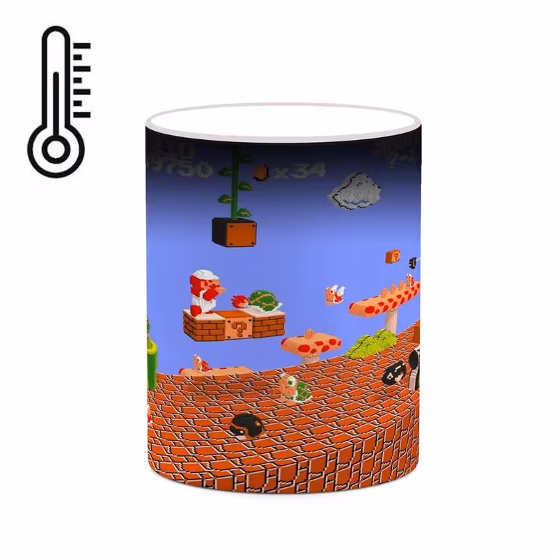ماگ حرارتی   بازی سوپر ماریو Super Mario کد mgh30504