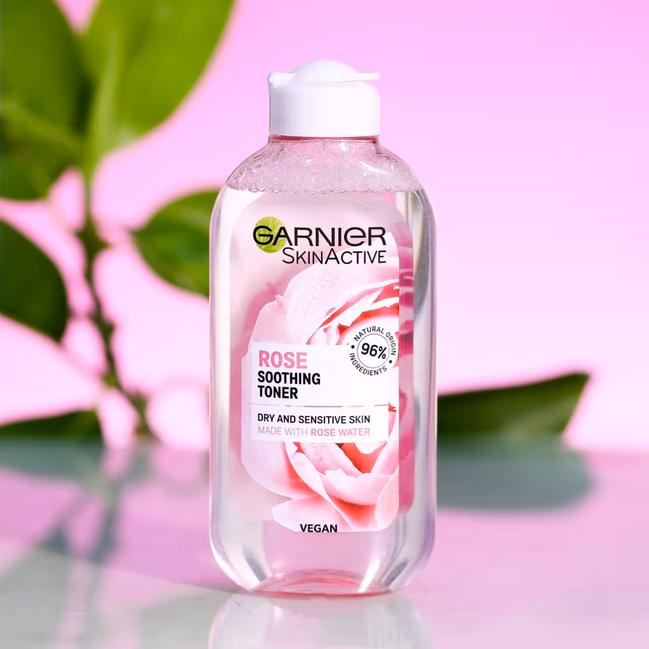 تونر گارنیر عصاره گل رز بوتانیکال Garnier ROSE SOOTHING TONER