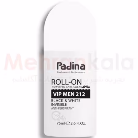 رول ضد تعریق مردانه پادینا مدل VIP MEN 212 حجم 75 میلی لیتر