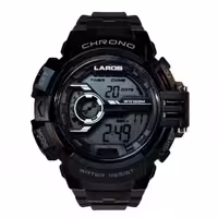 LAROS WATCH M1180 5 STAR جدید موتورژاپن لاروس دیجیتالی 2 تایمه با کیت ژاپنی ** ضدآب استخری ** فول امکانات