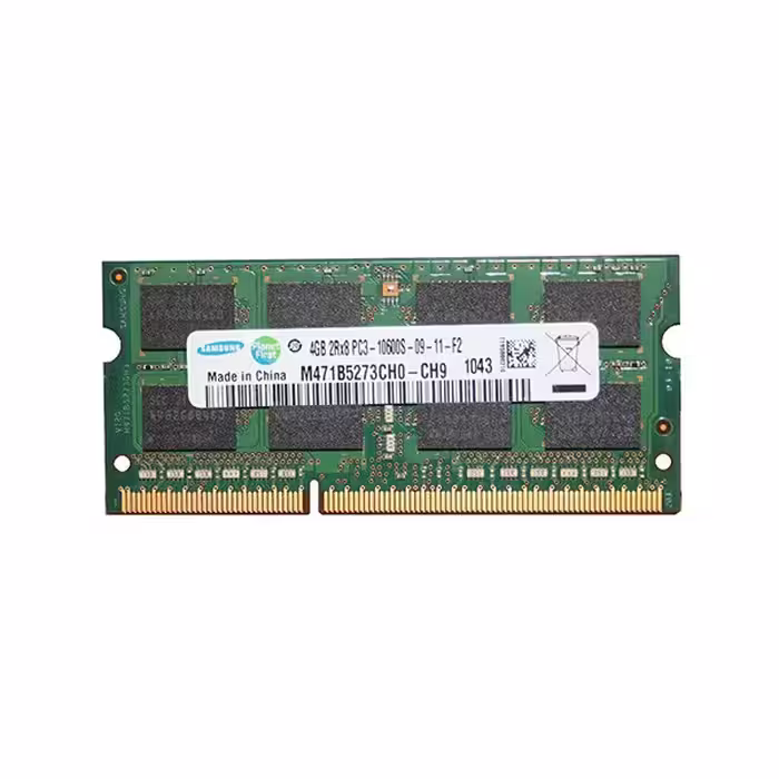 رم لپ تاپ DDR3 تک کاناله 1333 مگاهرتز 10600s سامسونگ مدل M471B5273CH0-CH9 ظرفیت 4 گیگابایت | کالا مکس