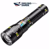 چراغ قوه پر نور شارژی و پاوربانک اسمایلینگ شارک SD-5996