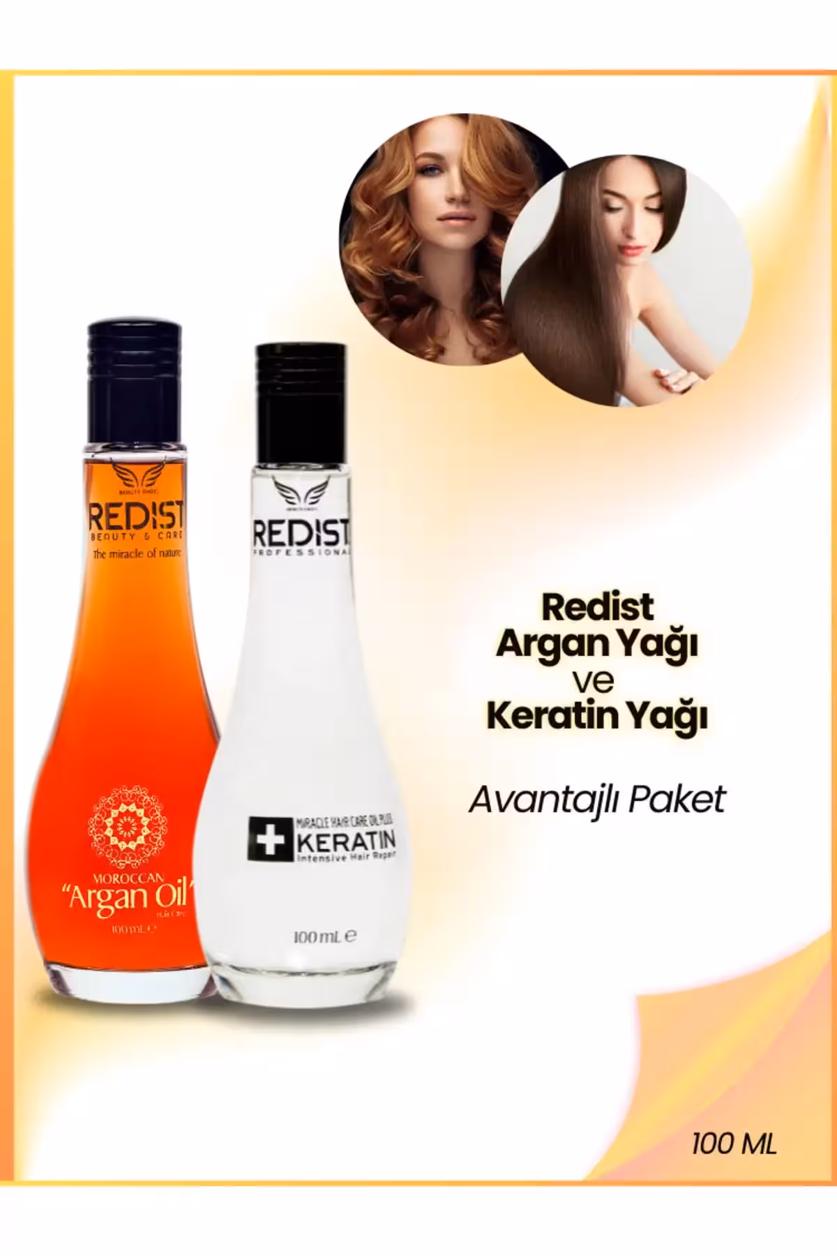 روغن آرگان 100 میلی‌لیتر   روغن مراقبت از مو با کراتین 100 میلی‌لیتر - 8989