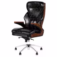 صندلی مدیریتی تیام مدل M930 با روکش چرم آلگرو