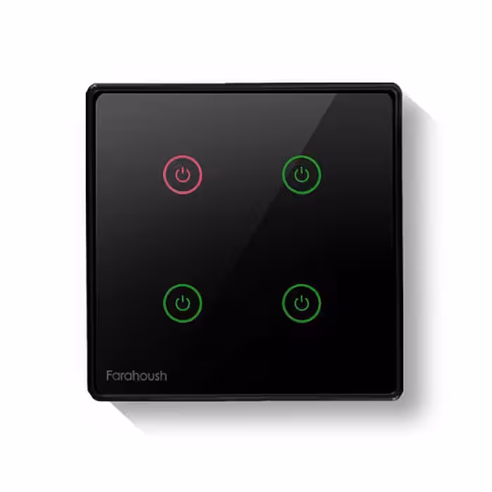 کلید چهار پل لمسی LoRa فراهوش