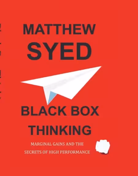کتاب Black Box Thinking اثر Matthew Syed