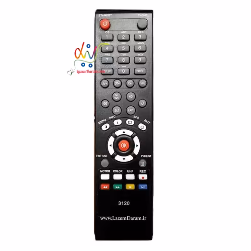 کنترل رسیور استارمکس دو ردیفه AV/Sat