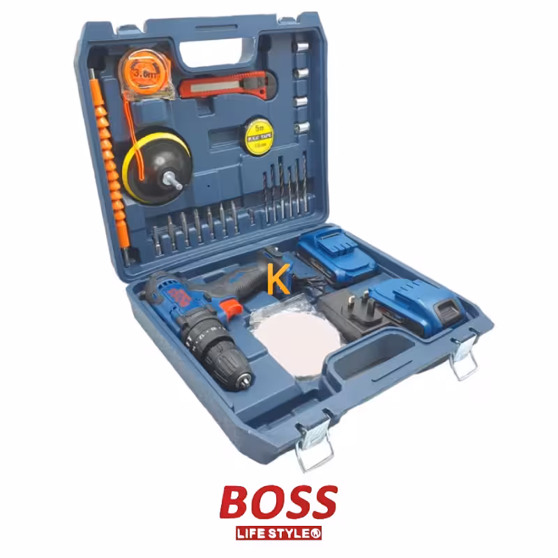 دریل پیچ گوشتی شارژی چکشی CORDLESS_DRILL باس