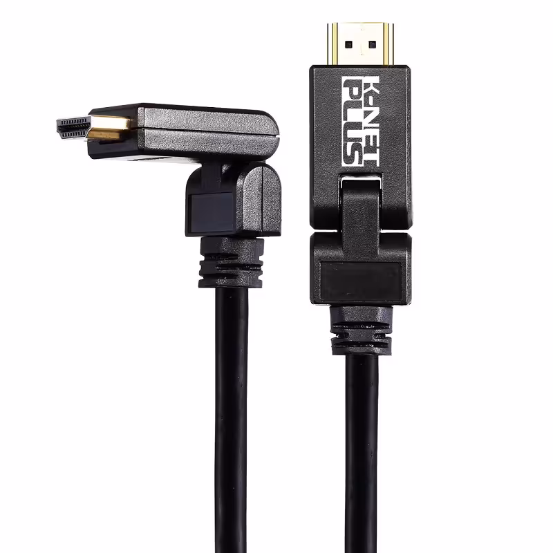 کابل HDMI 20 Rotative با قابلیت چرخش 90 درجه کی نت پلاس مدل KP-CHR2018