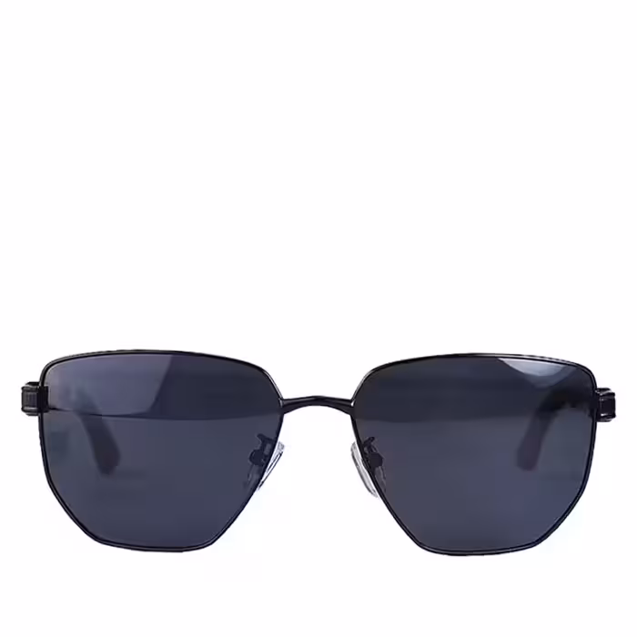 عینک آفتابی مردانه کارتیر مشکی دسته چوبی CT 0460S/1